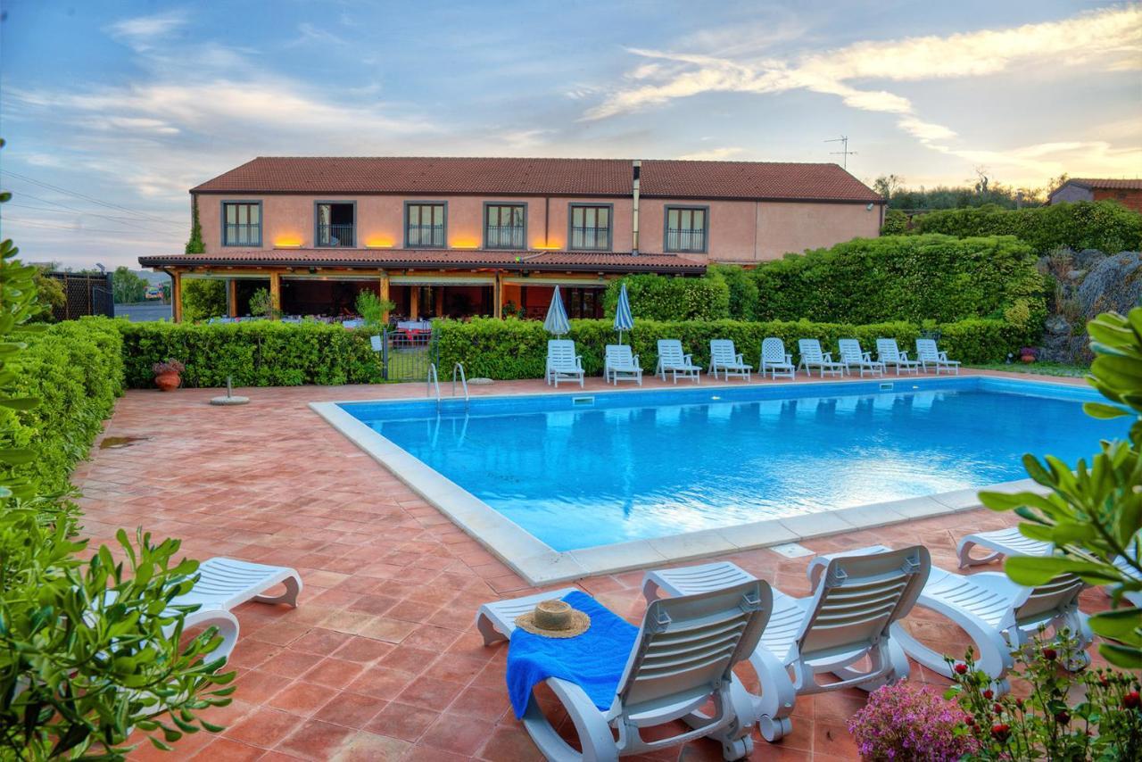 Agriturismo Biologico Corte Aragonese Santa Maria di Licodia Exteriör bild